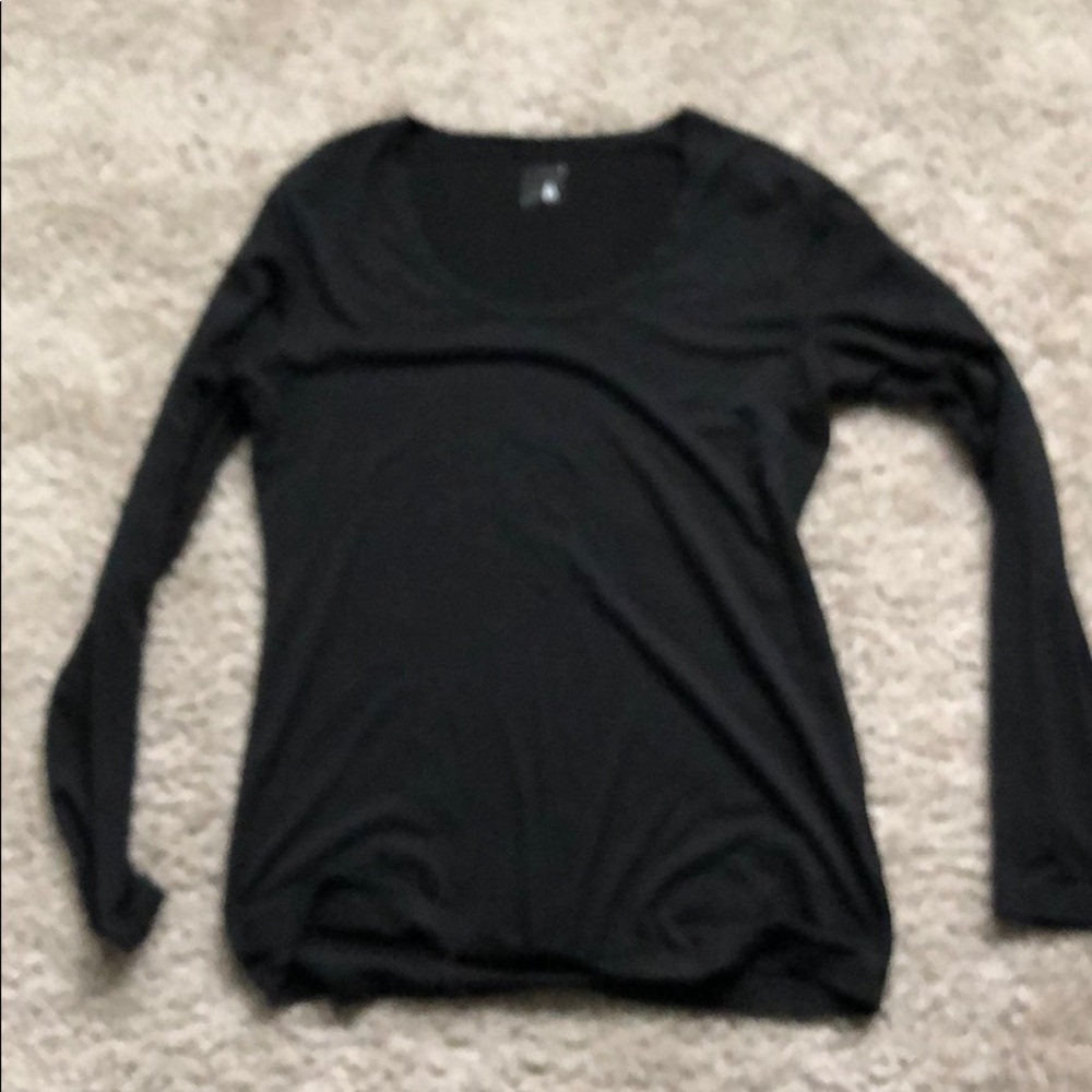 32 Heat Scoop Neck Longsleeve Tee Size L